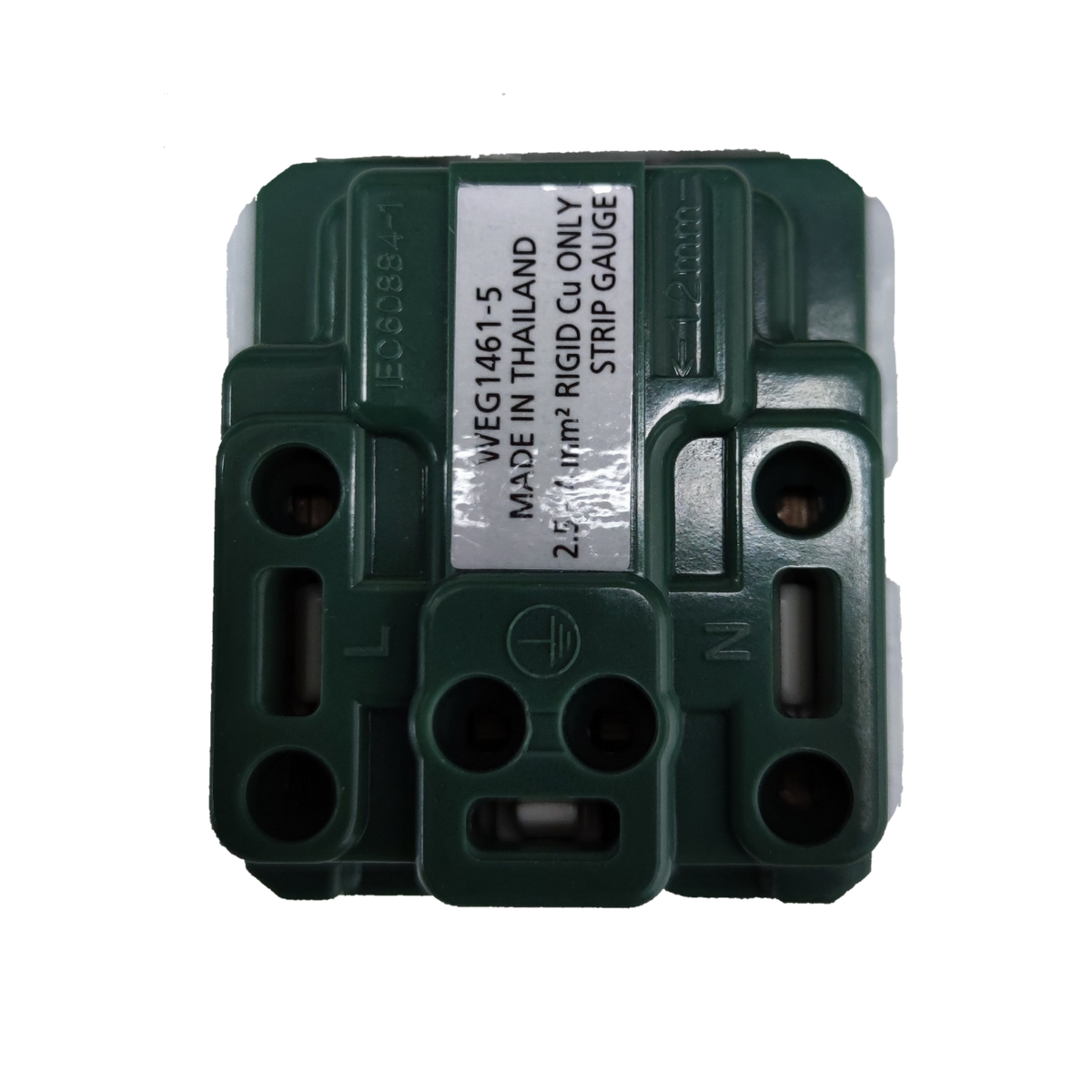 Panasonic Tandem Grounding Receptacle 20A 250V Quick Connect Terminal