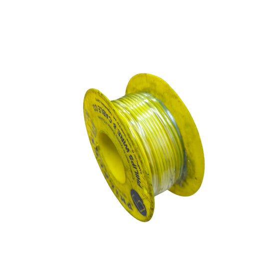 Philflex Autowire AWG 18 0.75mm Yellow Automotive Wire Auto Wire 30 Meters 1 Roll