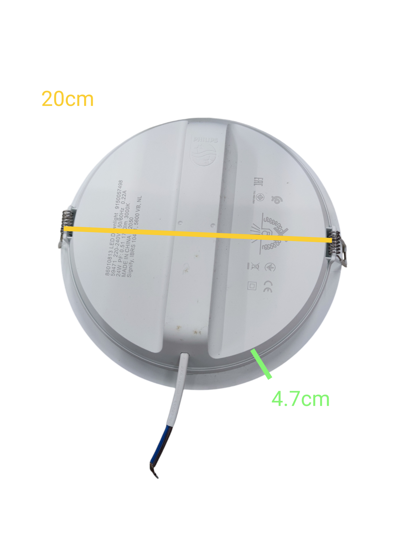 Philips 24W LED Downlight 220V Available in Warm White 3000k or Daylight 6500K Electx electrical Supply