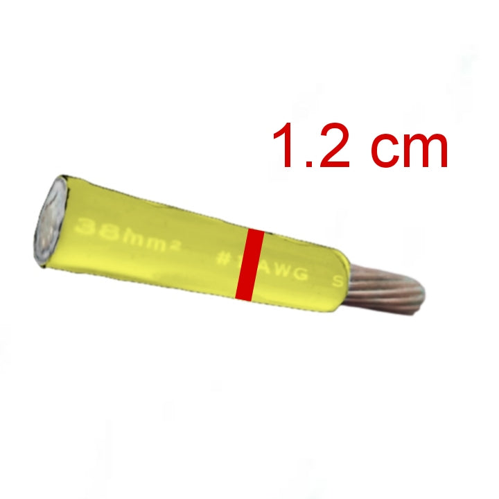 Phelps Dodge THHN Wire 38mm Stranded 1 AWG (15 Meters) Yellow