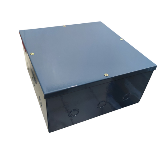 Pull Box 3 x 6 x 6 Inches Gauge 18 Powder Coated Gray