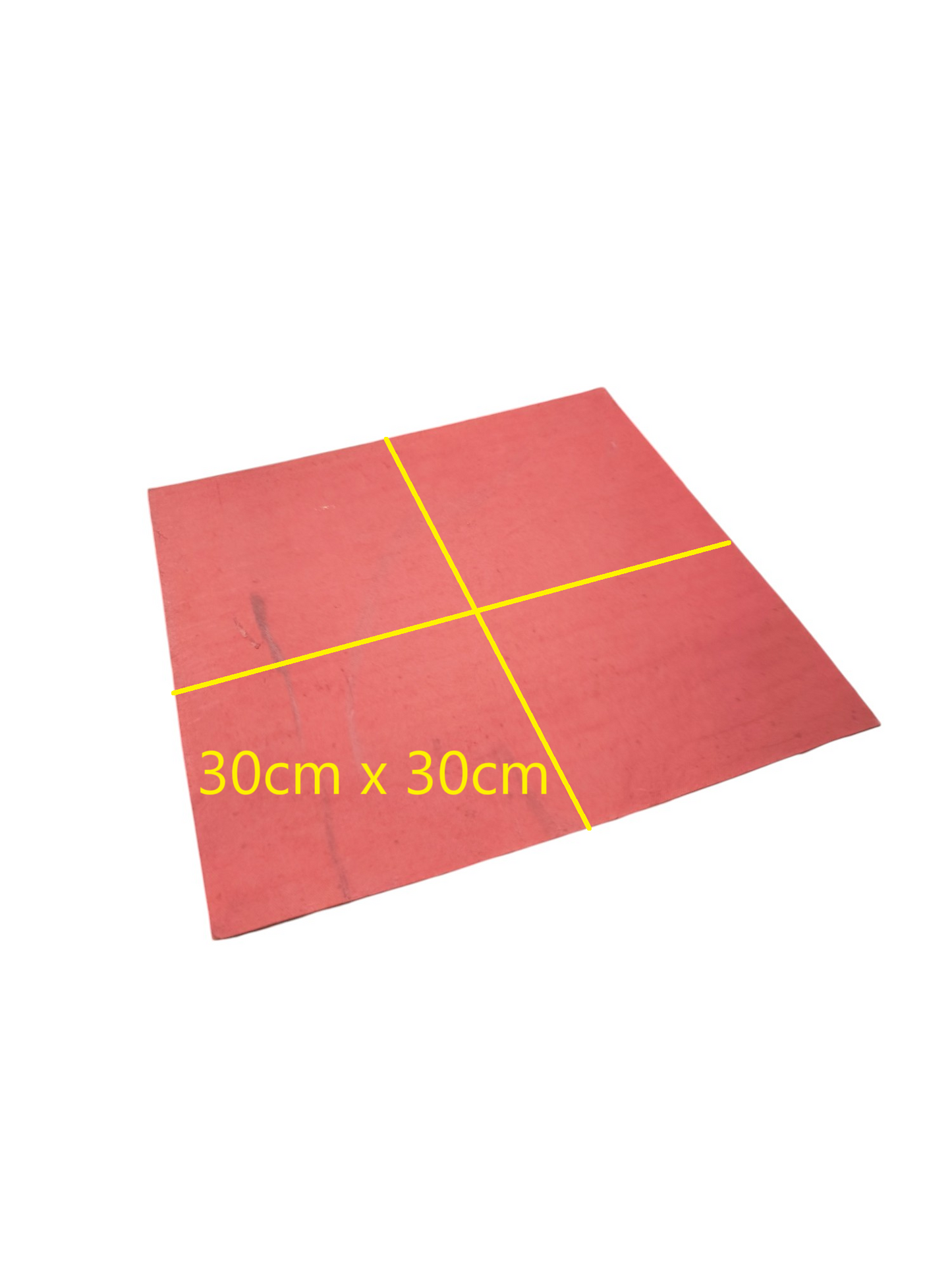 Red Fiber Thickness 1/32 30cm x 30cm