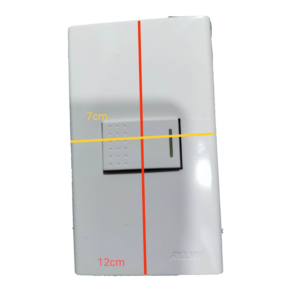 Royu 1 Gang 3 Way Switch Device with Plate Cover 10A 250V RWP1/RWS3 Electx Electrical Supply