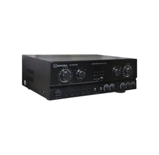 Sakura 550W Amplifier USB, SD Bluetooth Port 5.1 Channel 2 Mic Input AV-5023UB