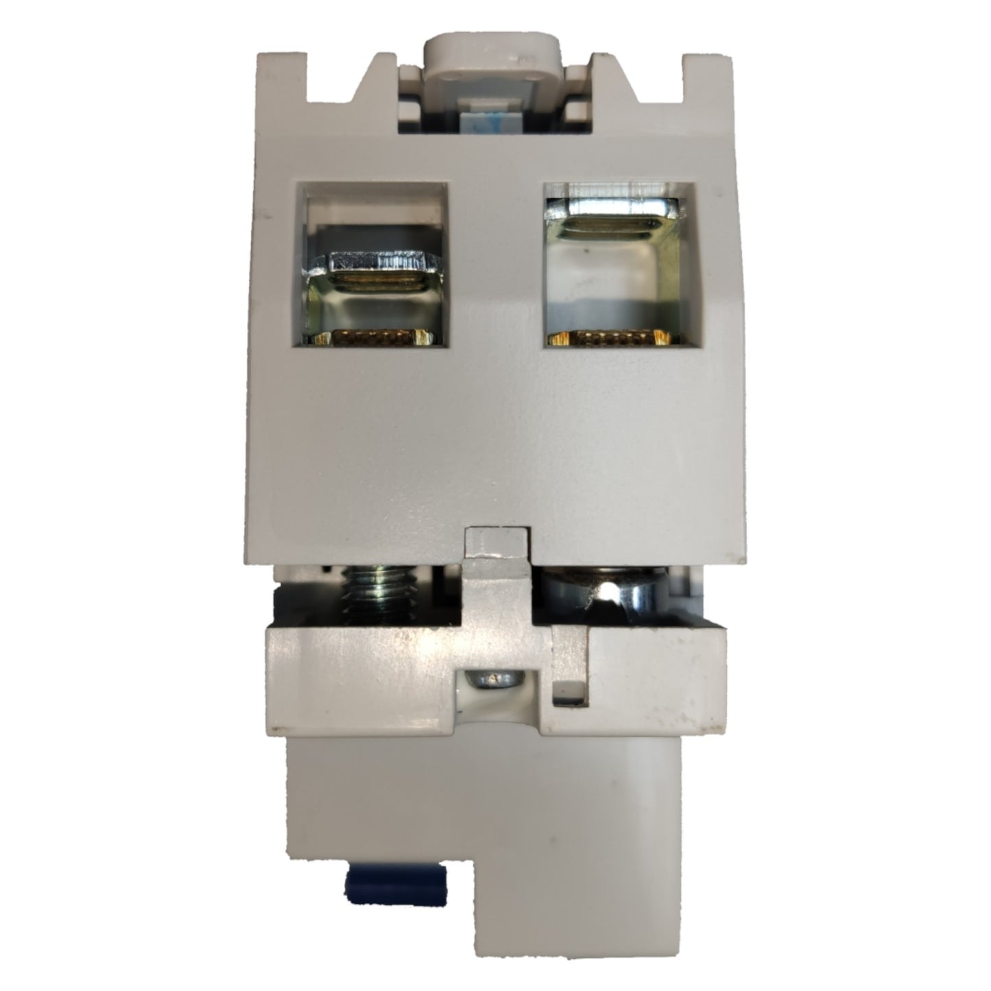 Electrical junction box with multiple ports on a white background