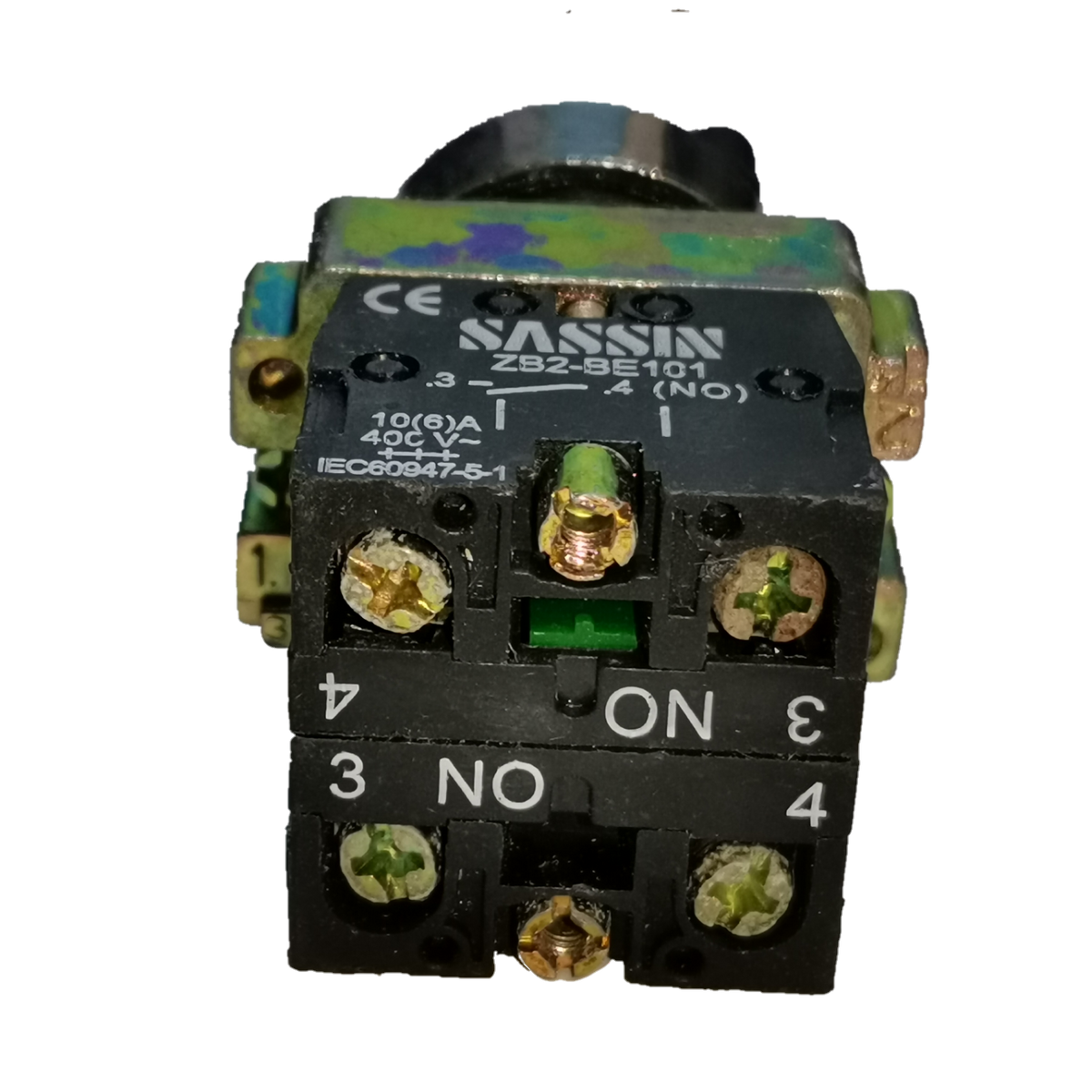 Sassin Key Operated Switch 3P 2NO electrical component with screw terminals for secure wiring
