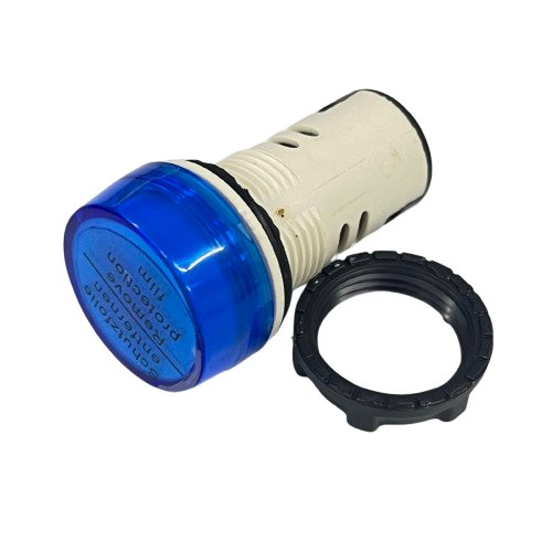 Sassin LED Indicator Lamp 22mm 220V AC, Pilot Lamp BLUE
