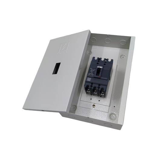 Schneider 50A 3P 10KAIC 220V Industrial Circuit Breaker MCCB with Nema 1 Enclosure EZC100H3050
