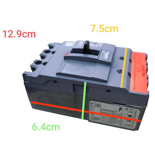 Schneider 100A 3Pole 5KAIC 220V 100AF Industrial Circuit Breaker Type MCCB Molded Case Circuit Breaker Easy Pact EZC100F3100 I Electx Electrical Supply