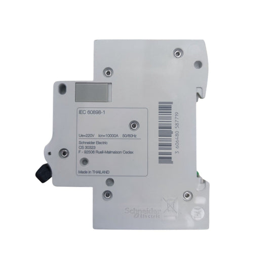 Electrical breaker panel with Schneider Electric branding on a white background