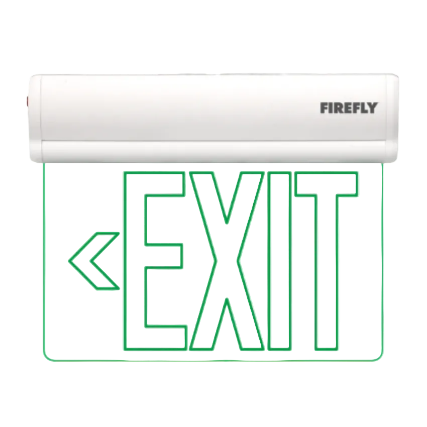 Firefly Single-Faced Exit Light 220V ExitT Left Arrow