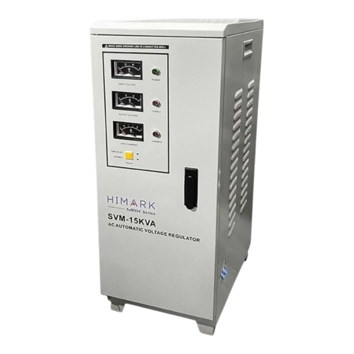 Himark 15000W Automatic Voltage Regulator 1 Input and 1 Output Terminal Binding MCB Protection SVM-15KVA