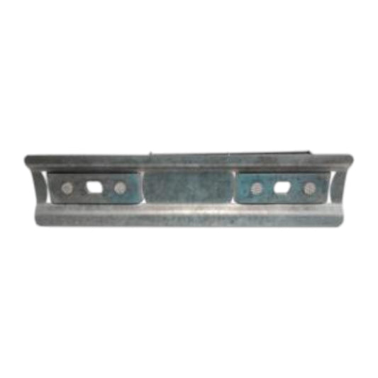 Metal bracket on a white background Secondary Rack 2 Wire Galvanize Steel For Cable Management Electx Electrical Supply