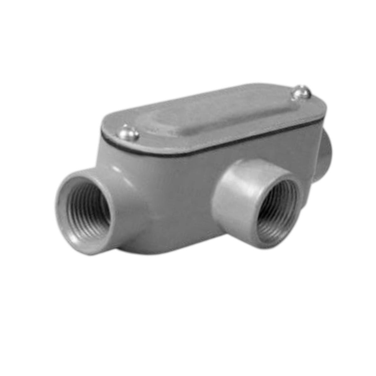 Shieldcon 3 Inches Threaded Conduit Body Tee Powder Coated Aluminum SMCBT3