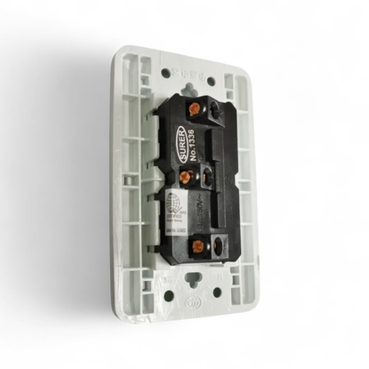 Surer Duplex Universal Outlet with Ground 10A 250V 1336 Electx Electrical SUpply
