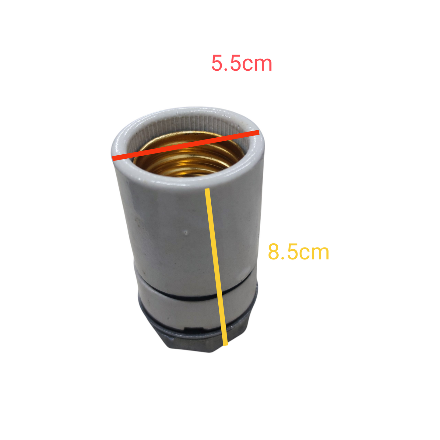 Taiyou_Mogul_Socket_E40_with_1/2_Conduit_Connector_Porcelain_E40_Socket_Electx_Electrical_SUpply_2