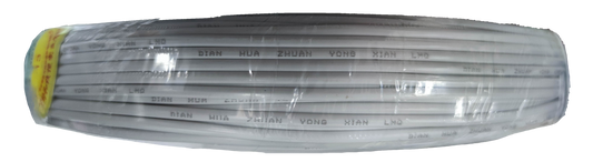 Extension Wire 2 Wire White Color AWG 26 roll for electrical wiring and connections