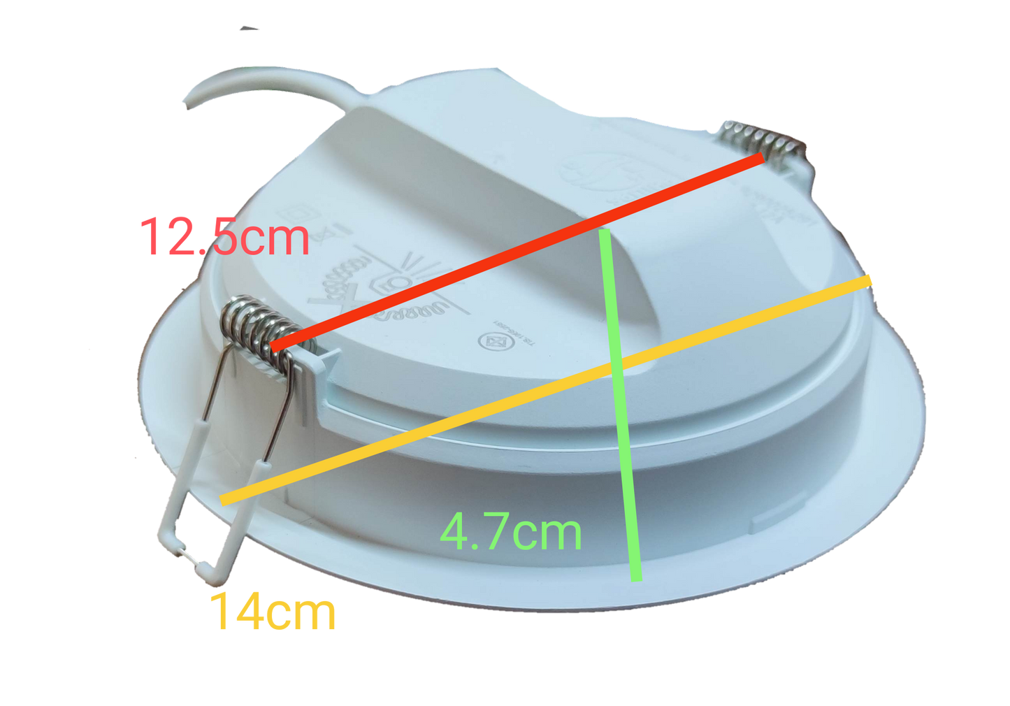 Philips LED Downlight 13W Daylight 220V 140mm (5.5") 59464 Meson