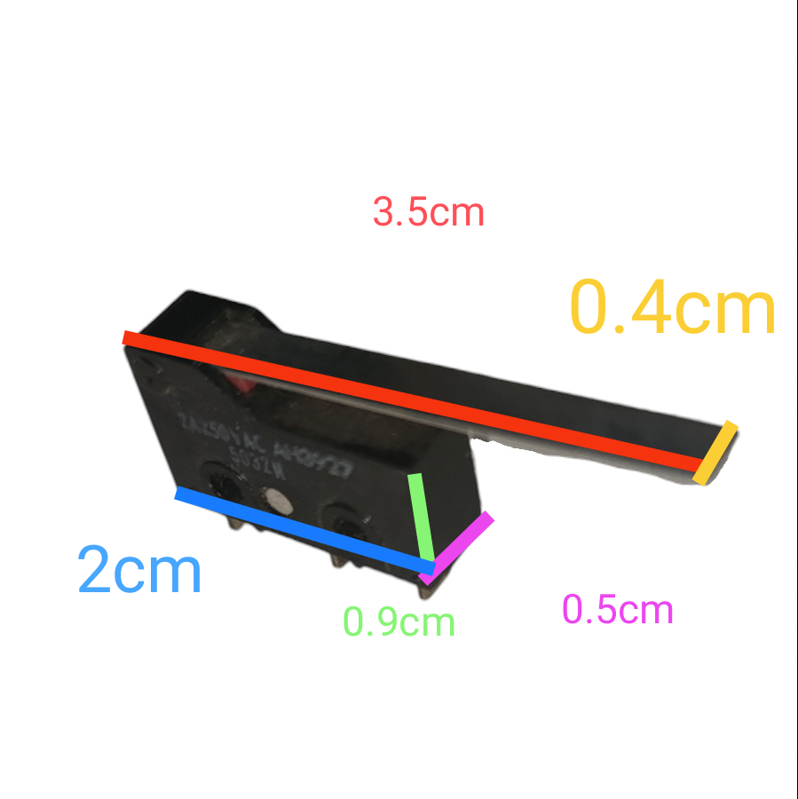 Matsushita Microswitch 2A 250V 1NO 1NC