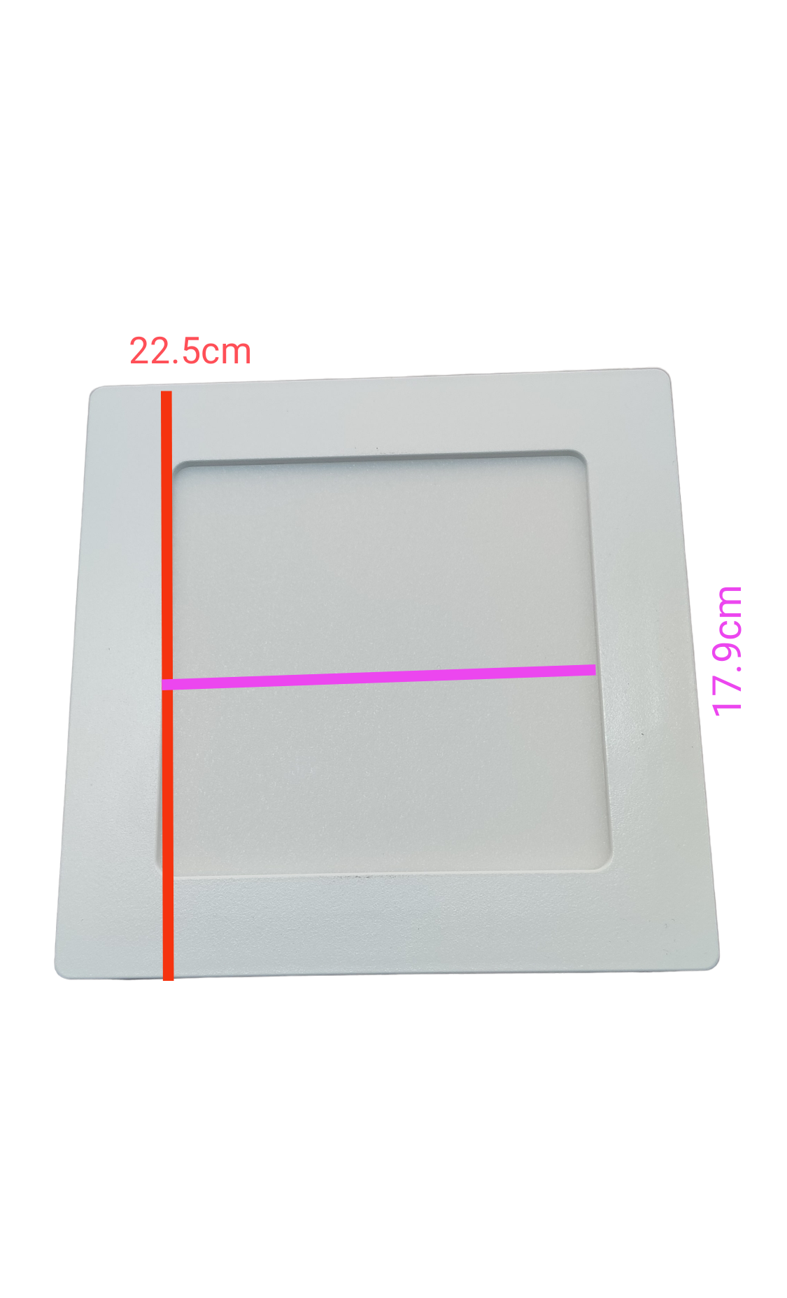 Ecolum 18W 8" Surface Downlight Square Daylight 220V, 225mm Surface Downlight 220V 18W 220V Surface Downlight 6500k