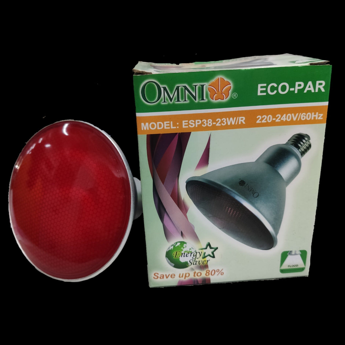 Omni Par 38 23W Red CFL E27 220V