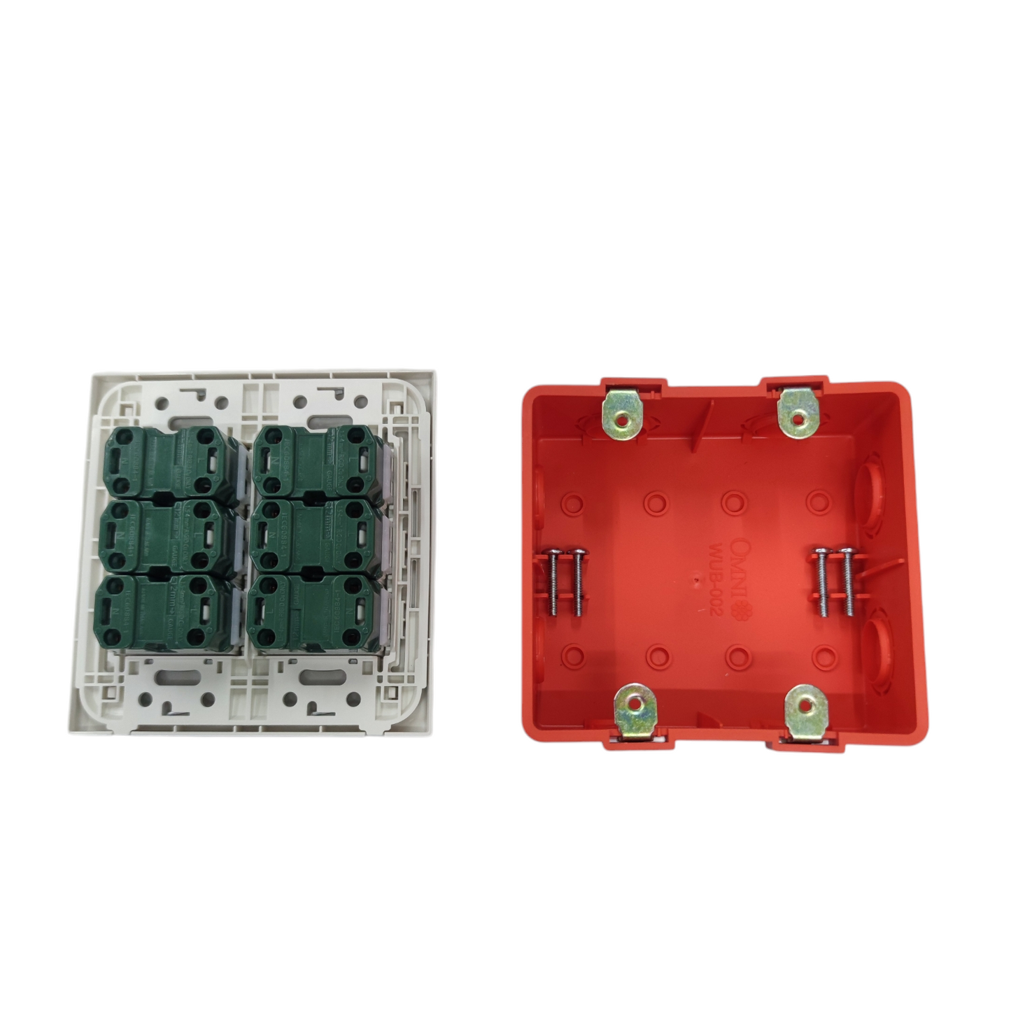 Panasonic 6 Gang Universal Outlet with Utility WEG6806+(6XWEG10919-5)+Utility