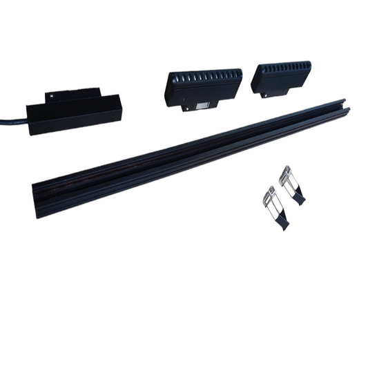 ILLUMIQ TERRA Magnetic Track Light 1 Meter 26mm 2pc 12W LED Rotary Grille Track Light 220V Daylight 6500K