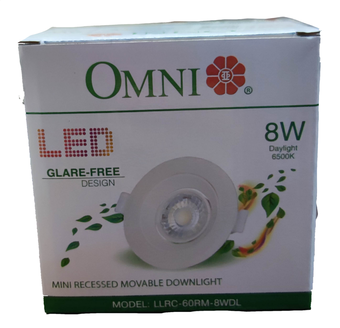 Omni 8W LED Movable Downlight 220V Daylight, 8W Mini Recessed Movable Downlight 600 Lumens