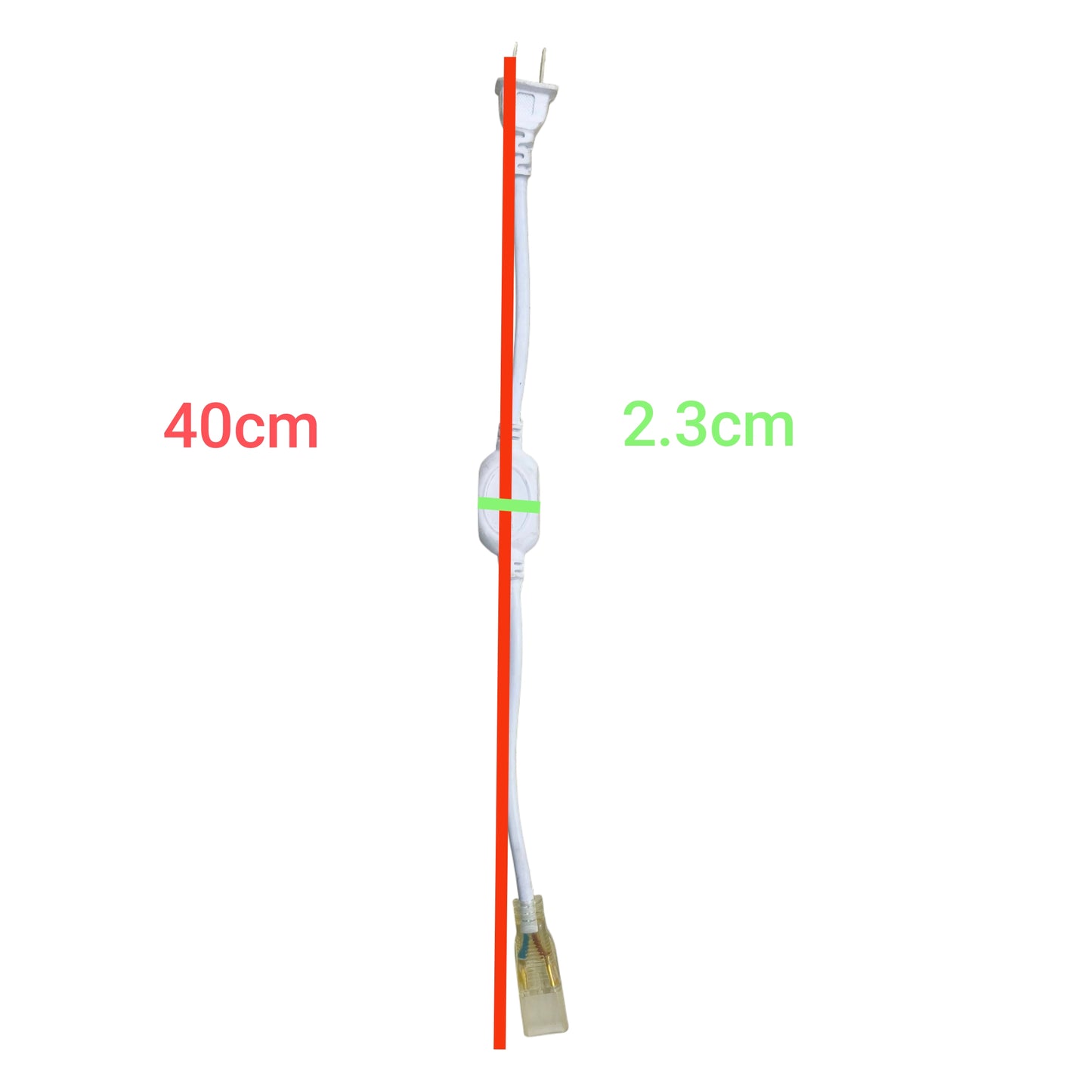 China power supply unit AC cord 50 meters capacity with plug and 40cm length measurement