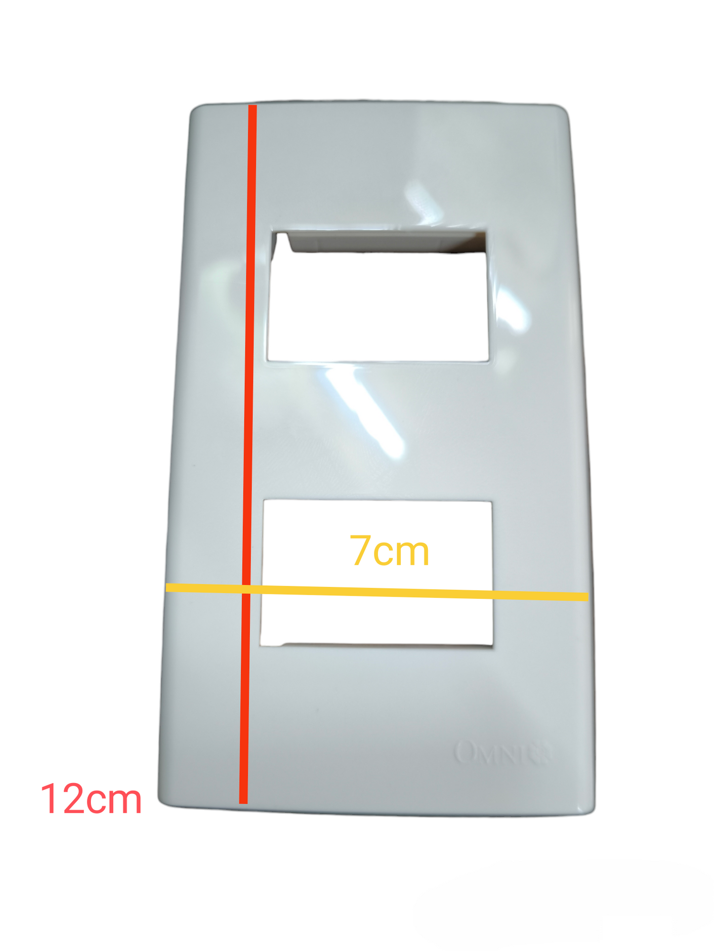Omni 2 Gang Plate Cover Wide Series WWP-112
