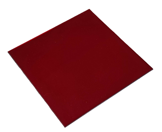 Acrylic red light filter sheet for creating vibrant lighting effects and seasonal decor