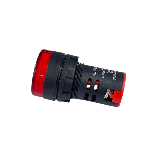 Denko Pilot light 220v RED 22mm panel mount LED indicator lamp for industrial control panels