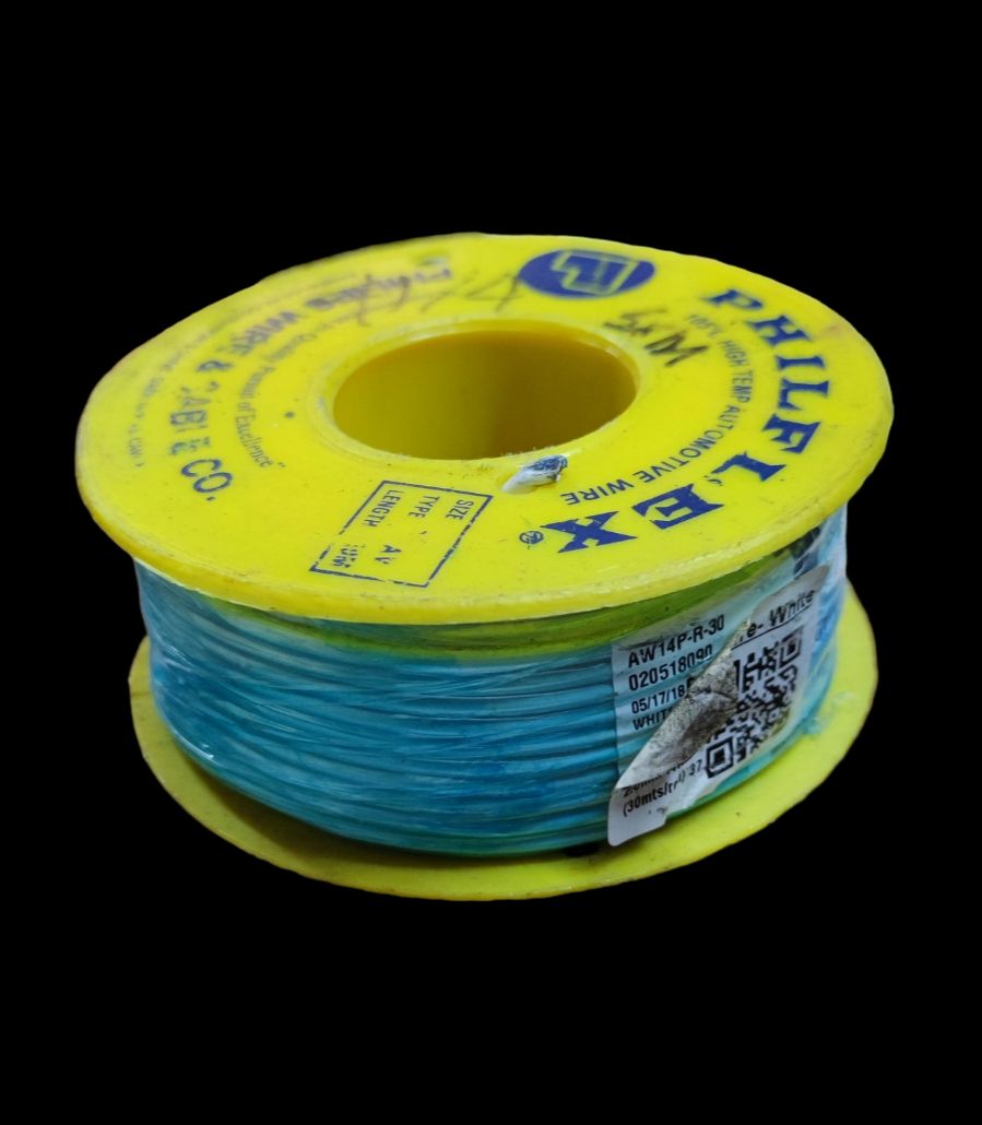 Philflex Auto Wire AWG 14 ( 2.0 mm), Automotive Wire #14 (2.0 mm) White