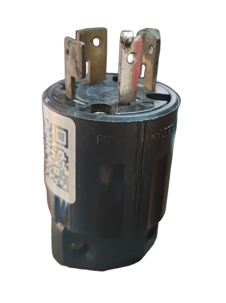 American Denki 20A twist lock plug featuring durable construction for secure electrical connections