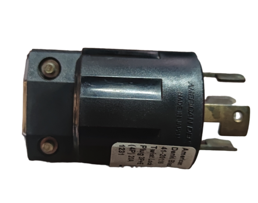 American Denki 20A twist lock plug with durable design for secure electrical connections