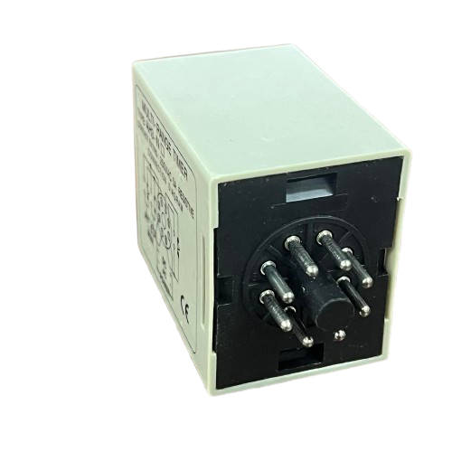 anly ah3nb analogue timer relay 220v beige rectangular timing module with octal pin base for industrial control panels