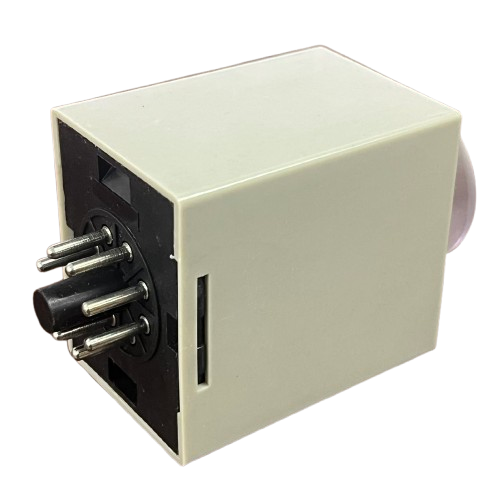 anly ah3nb analogue timer relay 220v beige boxed relay with rotary dial and multi pin socket