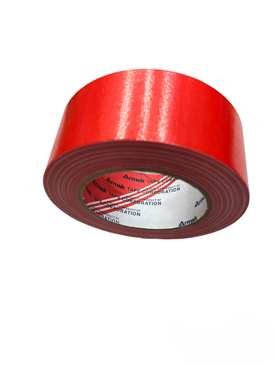 Armak duct tape 2 inch wide red adhesive tape roll for sealing and repairs