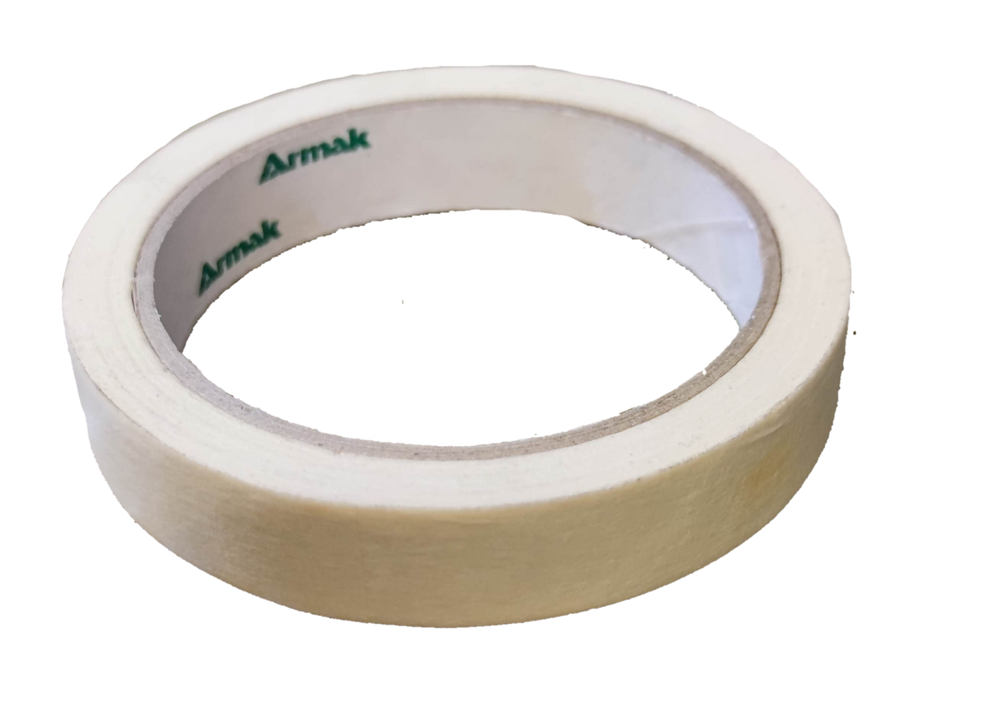 Armak masking tape roll in white for painting and surface protection