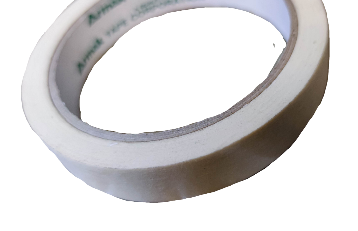 Roll of Armak masking tape white painter’s tape for clean paint edges and surface protection
