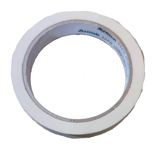 Armak masking tape roll in white for painting and surface protection tasks