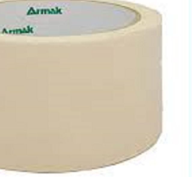 Roll of beige Armak masking tape for painting and surface protection tasks