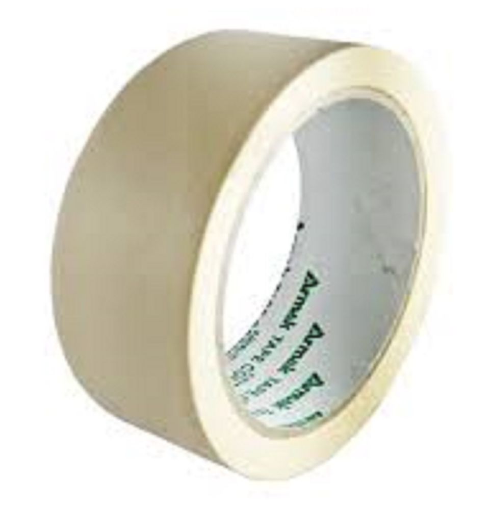 Beige roll of Armak masking tape for painting and surface protection applications