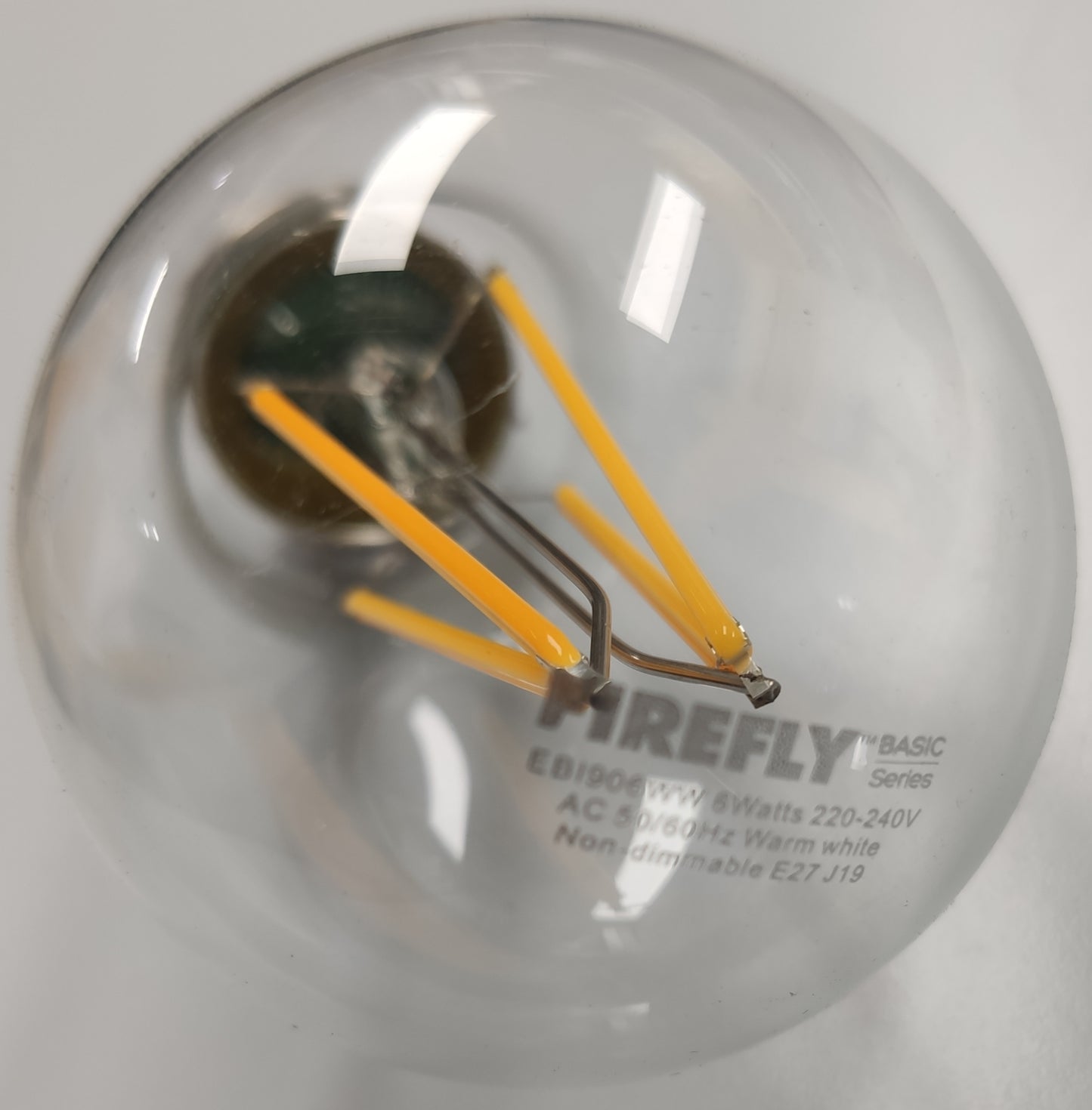 Firefly LED Filament Bulb Warm White 6W E27 220V , 6W LED Bulb A60