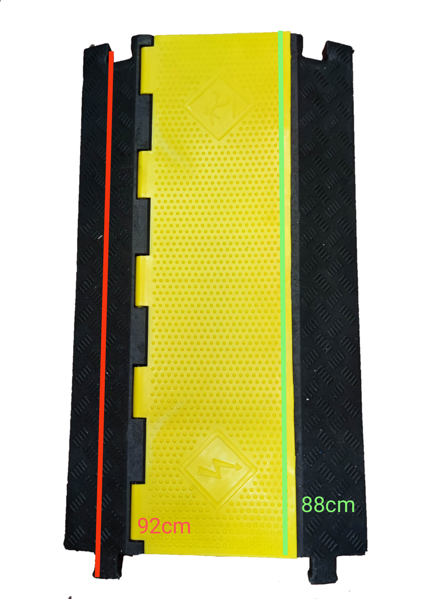 Grippes Cable Ramp Protector 4 Channel 920mm x 42mm x 57mm