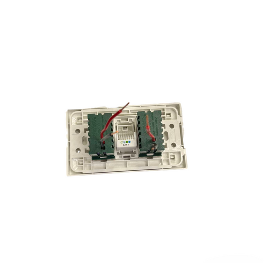 Royu 3 Gang 4 Port USB Outlet 2100mAh 5V DC and Telephone Outlet