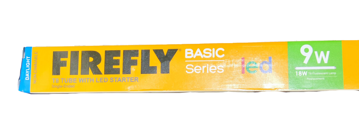 Firefly 9W LED Fluorescent Tube Daylight Single Ended