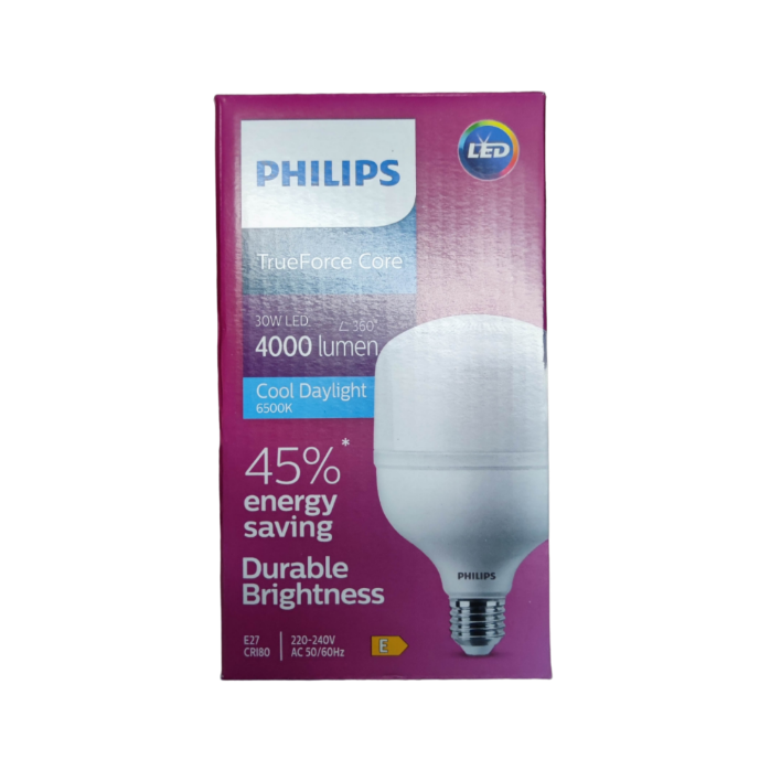 Philips 30W LED Capsule Bulb E27 220V True Force Core, 30W LED Bulb E27 220V