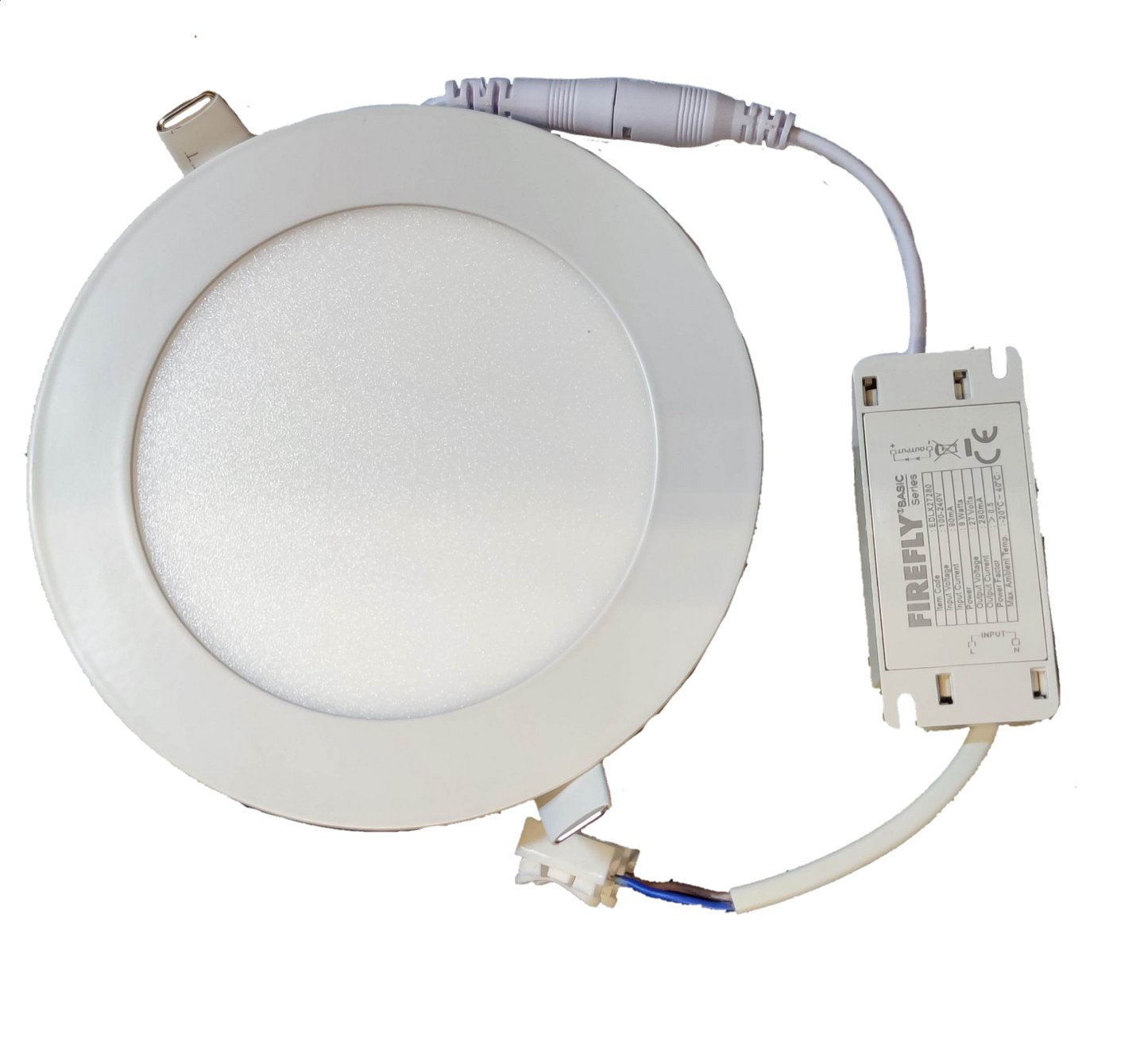 Firefly 9W LED Round Recessed Slim Downlight 220V Warm White 150mm