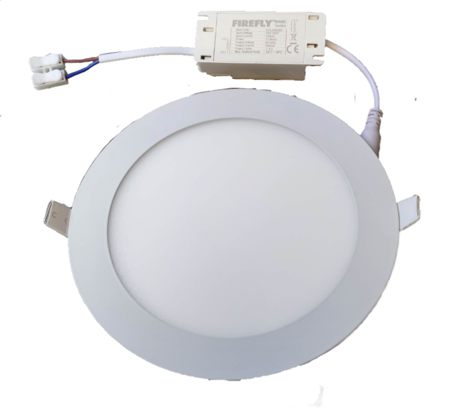 Firefly 12W LED Round Recessed Slim Downlight Cool White 220V